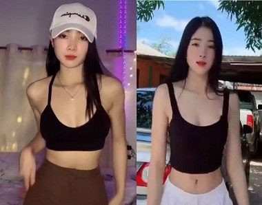 Cô gái hấp dẫn trên Tiktok khoe thân trên mạng xã hội nóng bỏng