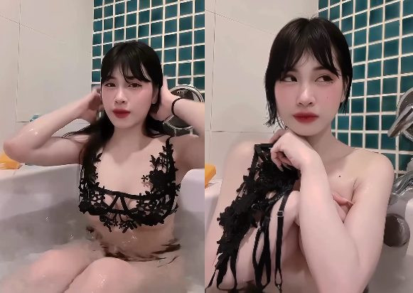 Em xinh tựa tiên bị phá phê rung người