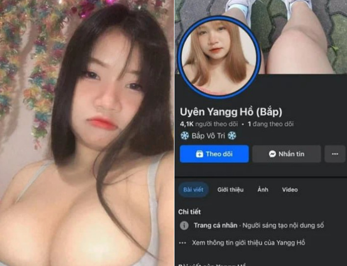 Hồ Uyên Giang ngực khủng thích bạo dâm dữ dội
