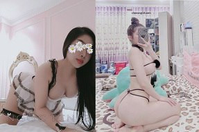 Ngọc xinh đẹp khoe lồn hồng hấp dẫn.