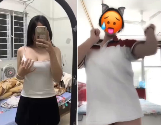 Nữ sinh bím đẹp nhún nhảy