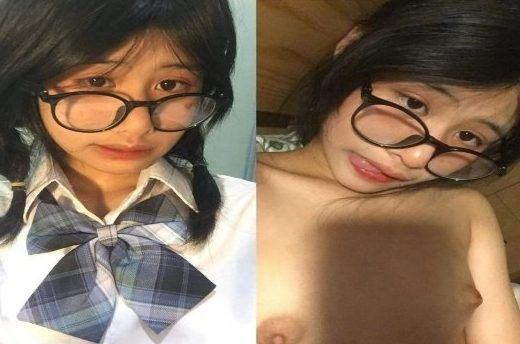 Nữ sinh đeo kính siêu dâm đam mê chịch