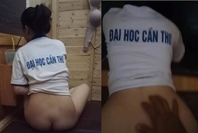 Sinh viên ĐH Cần Thơ lộ clip đang chịch nhau cực sung với bạn trai