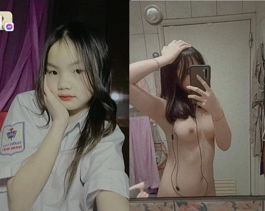 Thanh Thùy 2k9 mới lớn lồn chưa mọc lông đã thích đụ nhau
